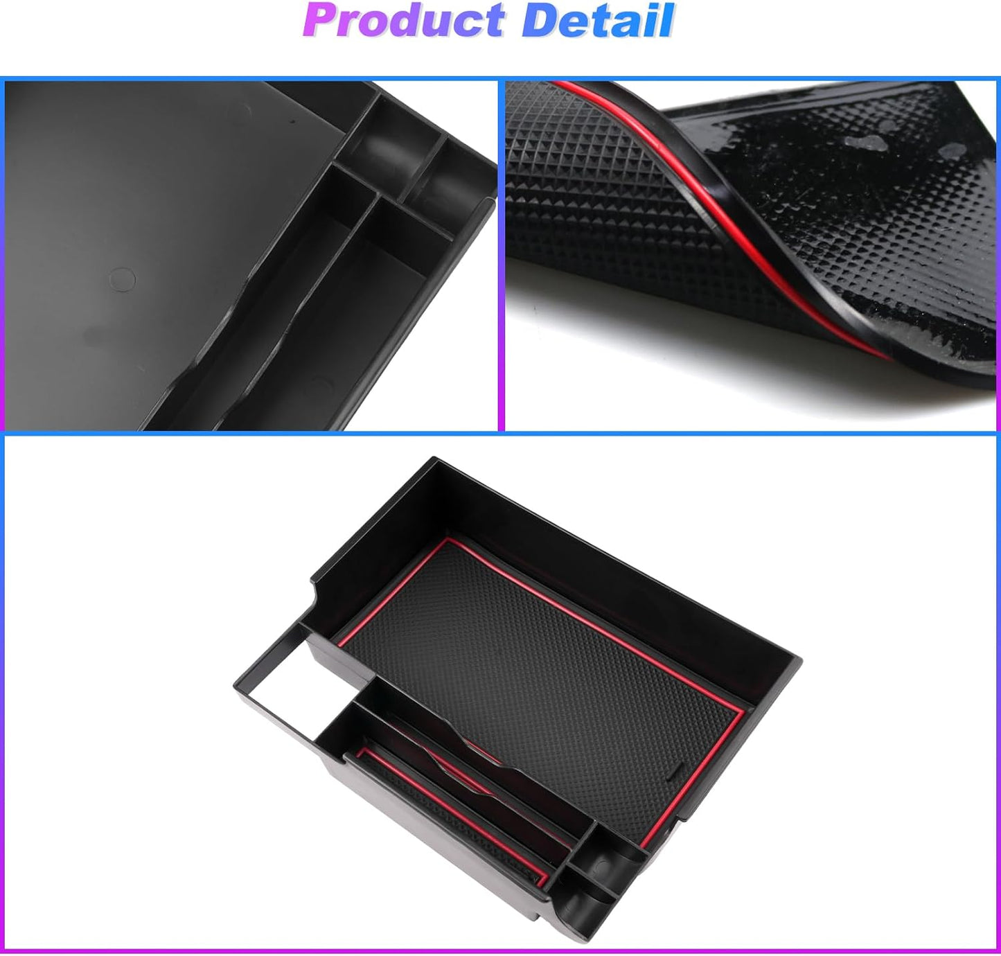SXCY Center Console Organizer for 2020-2026 Ford Explorer | Durable Storage Tray & Accessories