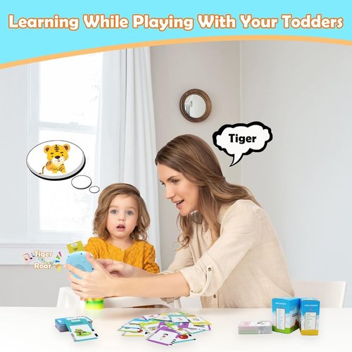 MAYAPHILOS Bilingual Talking Flash Cards - 224 Sight Words for Fun Russian Language Learning | Kids' Educational Toy
