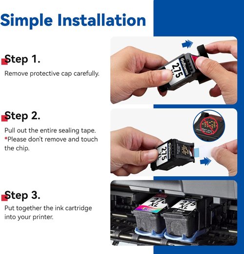 Canon 275XL 276XL Ink Cartridge Replacement - High Yield for TR4720, TS3522 | 1 Black, 1 Color