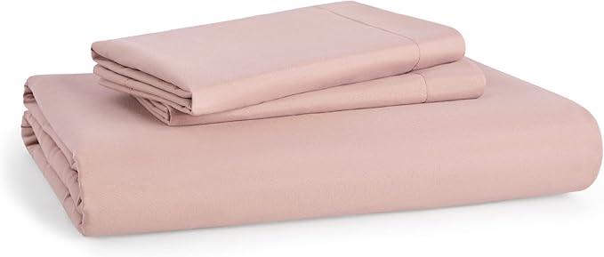 Bedsure Duvet Cover King Size - Soft Double Brushed Bedding Set for Kids & Adults, Zipper Closure, 3 Pieces, Includes 1 Duvet Cover (104"x90") & 2 Pillow Shams, NO Comforter, Pale Blush