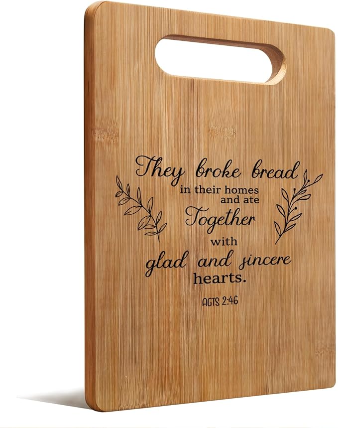 Lacama Christian Gifts for Women Kitchen Cutting Board,Kitchen Cutting Board Appreciation Gift for Women Christmas Birthday, Inspirational Gift for Woman Religious Spiritual Gifts for Her, Mom, Sister