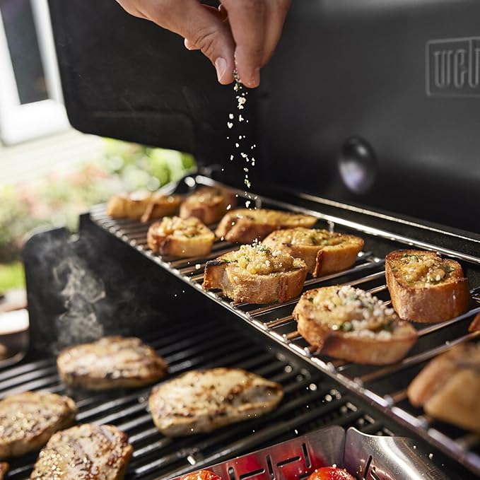 Weber Genesis E-325 Liquid Propane Gas Grill for Outdoor Cooking, 3 Burners, Black