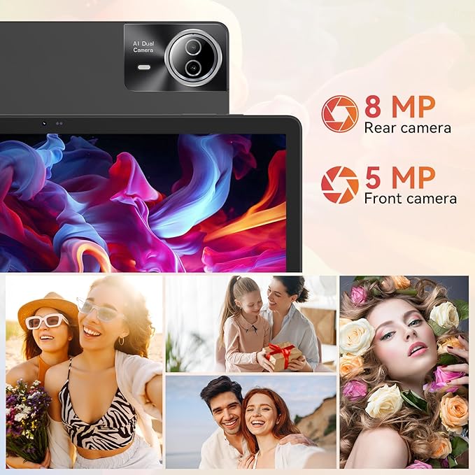 URAO Tablet｜14 inch Android 15 Tablet｜30GB RAM 256GB ROM｜1920 * 1200 IPS FHD｜10000mAh 30W Fast Charging｜Octa-core Processor｜Wi-Fi 6, BT 5.4｜Dual Camera with Keyboard｜Mouse｜Stylus｜Case｜Headphone