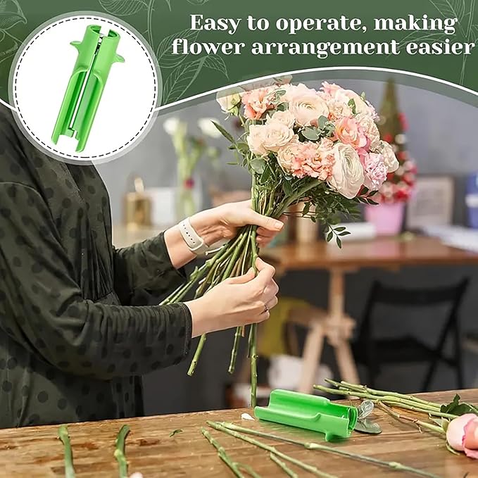 Rose Thorn Stripper Tool Thorn Remover for Roses and Garden Flowers, Leaf and Stem Cutter, Floral Arrangement Tool, Easy and Safe Plant Pruning for Home Garden and Flower Shop