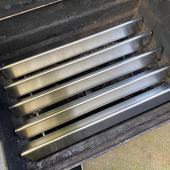 Uniflasy 22.5" 7537 7536 Flavorizer Bars for Weber Spirit 300, E310, E320, Genesis Silver B C, Genesis Silver Gold B C, Platinum B C, Spirit 700 Weber 900, Stainless Steel Heat Plates for Weber 7536