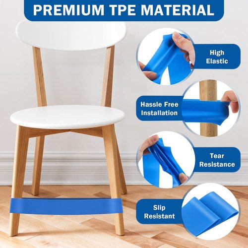 Skiennix 6 Pack Chair Bands for Kids - Fidget Relief Tools for ADHD & Autism | Enhance Focus at Home & School