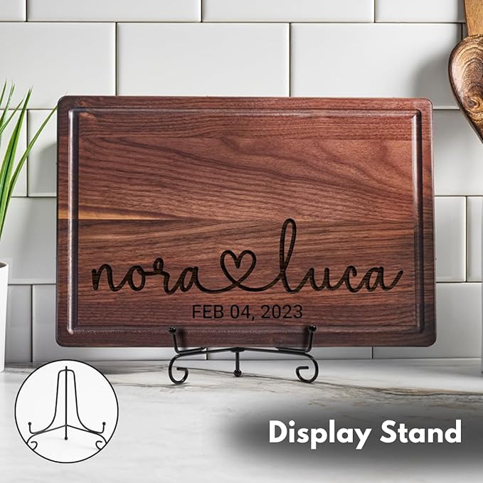 Personalized Cutting Board Wedding Gift, Customized Bridal Shower Gifts, Wedding Shower Gifts, Engraved Gifts for Couples 2025, Custom Anniversary Wooden Gifts