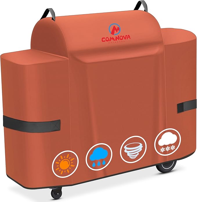 Comnova Grill Cover for Traeger Ironwood 885 - Heavy Duty, Waterproof, Premium Pellet BBQ Cover Accessory