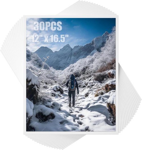 EPHECH Foam Board - 30 Pack White 12" x 16.5" | 3/16" Thick Polystyrene Sheets for Art & Crafts