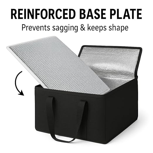 Additional Bottom Plate 2-Pack XXXL Insulated Food Delivery Bag Cooler Bags Keep Food Warm Catering Therma for doordash Catering Cooler Bags Keep Food Warm Catering