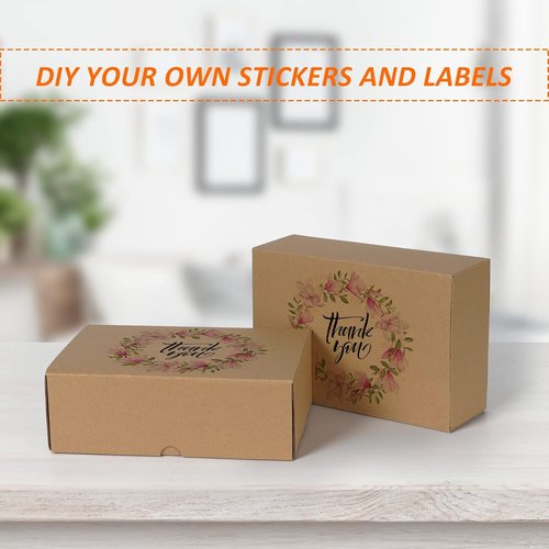 HORLIMER Shipping Boxes - 9x6x3 Inches, Set of 25 Brown Corrugated Cardboard Mailers