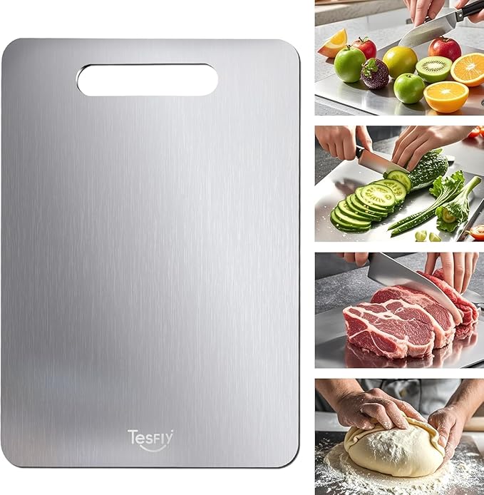 Cutting Boards For Kitchen,Easy to clean, Double-sided food-grade Cutting Board For Cutting Meats, Fruits And Vegetables 12.2 * 8.31