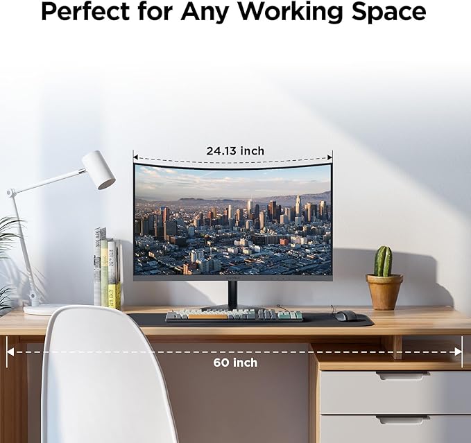 KOORUI 27 Inch Curved Monitor FHD 1080P 144Hz Gaming Office Computer Monitors, 1500R PC Screen with HDMI VGA, Eye Care TÜV Rheinland Certified, Tilt Adjustable, Black.