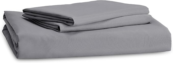 Bedsure Duvet Cover California King Size - Soft Double Brushed Bedding Set for Kids & Adults, Zipper Closure, 3 Pieces, Includes 1 Duvet Cover (104"x98") & 2 Pillow Shams, NO Comforter, Grey