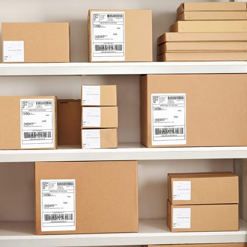 Heyous 800PCS Thermal Shipping Labels - Strong Adhesive, Commercial Grade, 60x40MM for Thermal Printers
