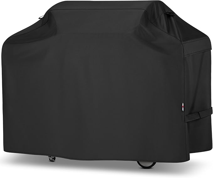 Unicook 82 Inch Grill Cover for Outdoor Grill, Oversized BBQ Cover with Side Handles and Air Vents, Heavy Duty Waterproof Fade Resistant, Compatible with Weber Charbroil Nexgrill Kenmore BBQs