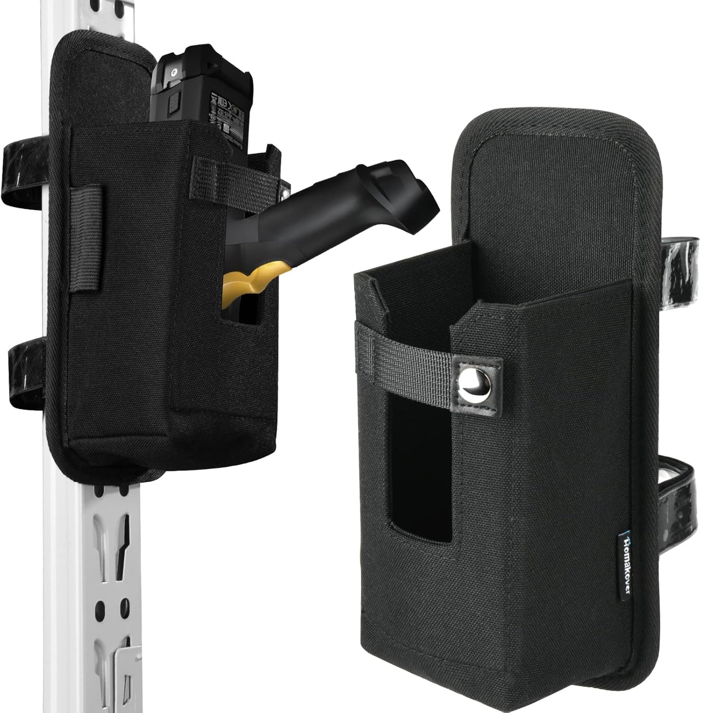 Zebra Barcode Scanner Holster - Ultra-Rugged Ballistic Nylon Carrying Case Pouch | Secure Fastener Straps