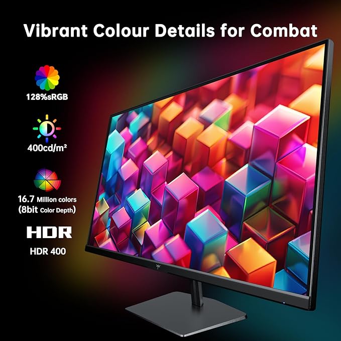 KTC 24.5 inch 400Hz 240Hz Gaming Monitor | Fast IPS 1ms | FHD 1080P Monitor | HDR 400 128% sRGB | HDMI x2, DP x2 |Tilt Adjustability Silver-Gray VESA 360Hz Monitors H25X7