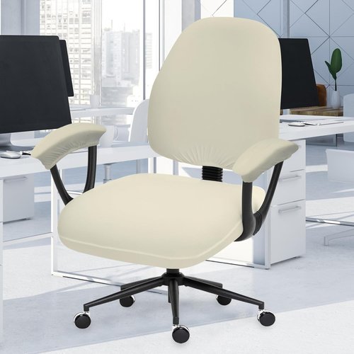 DIVA EN CAMINO DEC Office Chair Seat Covers - Universal Stretch Washable Slipcovers for Pets | Rotating Backrest & Armrest Protection