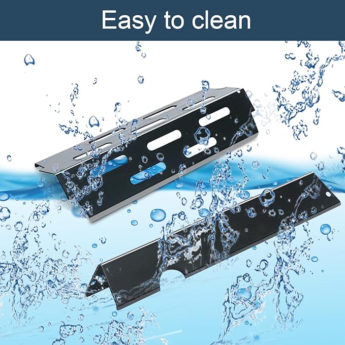 Flavorizer Bars and Heat Deflectors for Weber Genesis II E-410, S-410, LX E-440, S-440 (Porcelain Steel, 66030 * 7+ES/410 * 4)