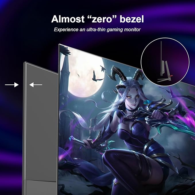 27inch Gaming Computer Monitor IPS 240Hz FHD(1920×1080P), 99% sRGB,1ms Response Time, 400cd/m²,AMD Freesync, Crosshair & Eye-Care Tech,Low Blue Light,HDMI 2.0,DP 1.4,Supports Wall-Mounted