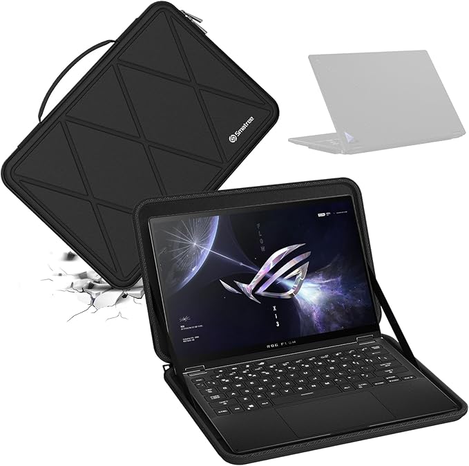 Smatree Hard EVA Protective Sleeve Case Compatible for 13.4 inch ASUS ROG Flow X13 2023, Waterproof and Anti-Shock Notebook Bag (Not Fit with Other 13.4 inch Laptop) (X8025)