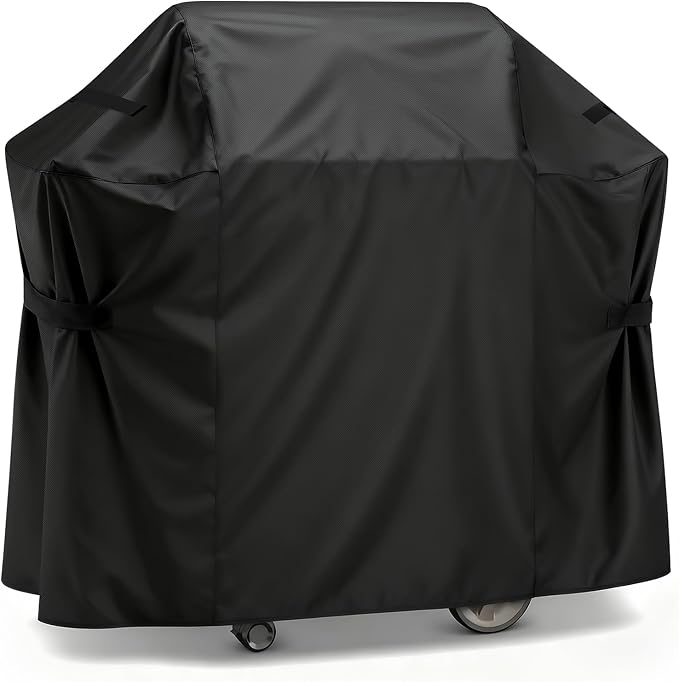 LBTING Grill Cover, 44-inch Heavy Duty 300D Oxford Waterproof Windproof UV Resistant BBQ Gas Grill Cover for Outdoor Barbecue Fit Most Brands Weber, Brinkmann, Char Broil, Holland