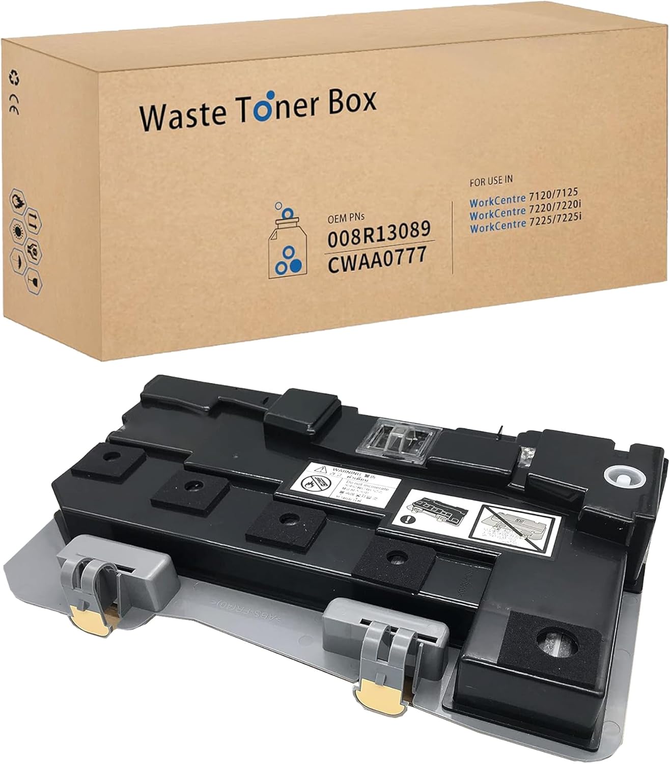 Xerox 008R13089 Waste Toner Container - Compatible Replacement for WorkCentre 7120/7125/7220 Series (1-Pack)
