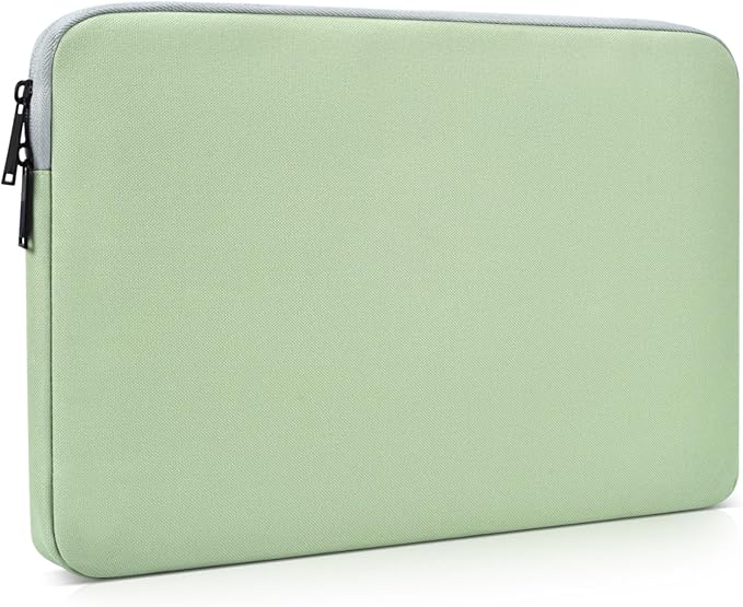 Laptop Sleeve 17 17.3 inch, Padded Travel Case for HP 17 inch Laptop/Envy 17 / Pavilion 17, Water-Resistant Portable Computer Protective Pouch Bag -Mint Green