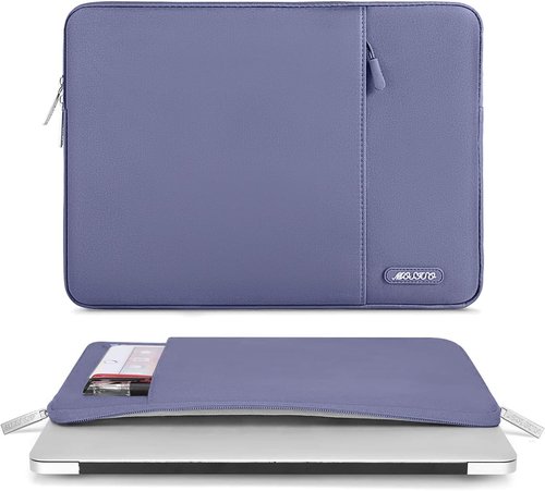 MOSISO Laptop Sleeve - 13.3 Inch Case Compatible with MacBook Air/Pro & More | Lavender Gray