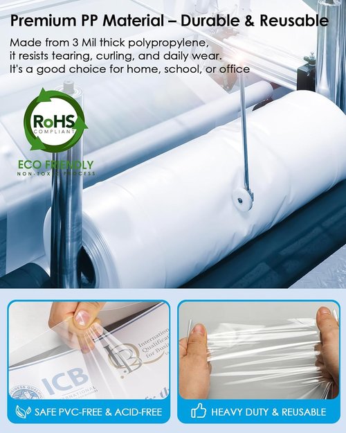 KTRIO Clear Sheet Protectors - 8.5 x 11 Inch Top Loading Polypropylene Sleeves | 750 Pack for Binders