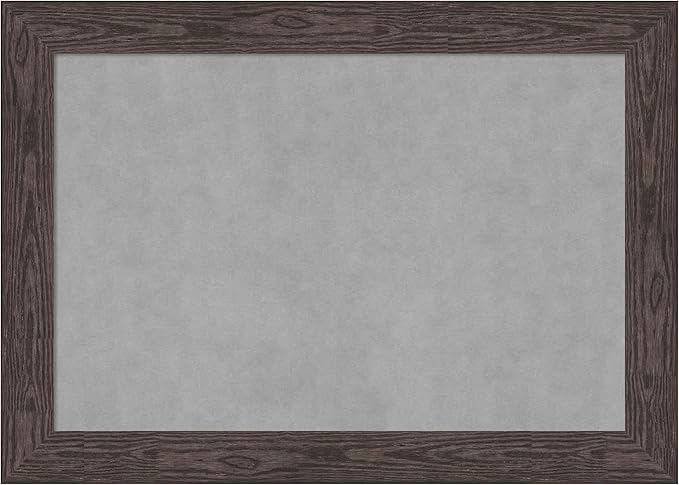 Amanti Art Black Framed Magnetic Board 30x42 Large Vision Board for use with Magnets, 100% Metal Sheet to Display Items as Office Decor or for Home Organization in mudroom, Kitchen or Kids Room