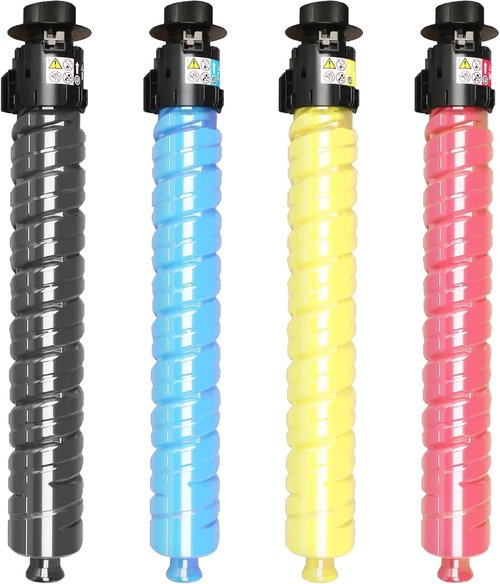 Ricoh IM C300 | Toner Cartridge 4-Pack - Black, Cyan, Magenta, Yellow Replacement for IMC300 & IMC400 Printers