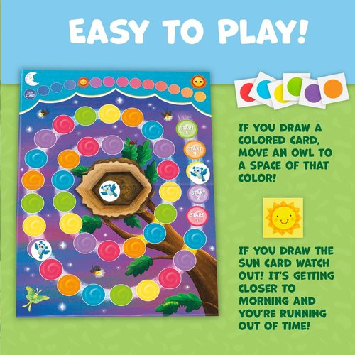 Peaceable Kingdom Hoot Owl Hoot - Engaging Cooperative Matching Game for Kids