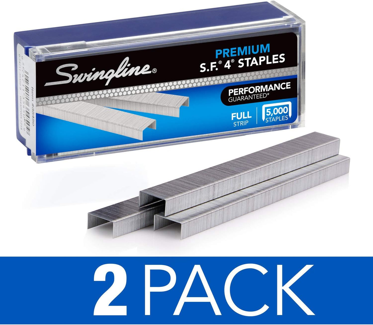 Swingline Premium S.F. 4 Staples - 1/4" Length, 5000 Count Box for Desktop Staplers | 10 Packs