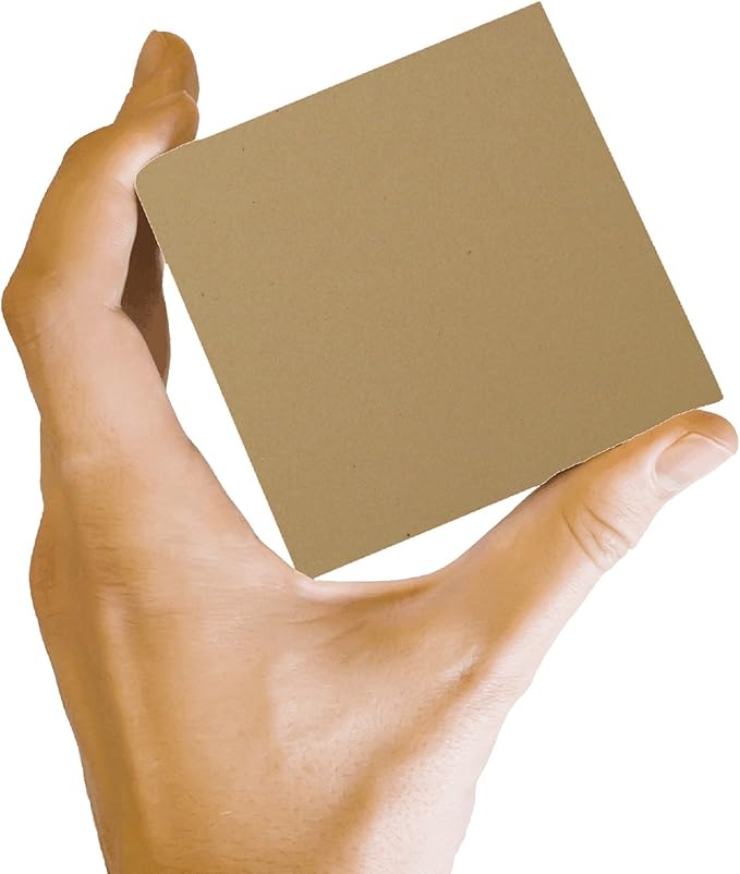 300 Brown Kraft Fiber 80# Cover Paper Sheets - 4" X 6" (4X6 Inches) Photo|Card|Frame Size - Rich Earthy Color with Natural Fibers - 80lb/Pound Cardstock - Smooth Finish