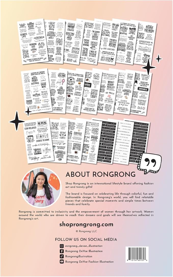 There is a Quote for That – Funny, Witty & Inspirational Planner Sticker Book for Adults – Bold Typography Stickers for Journals, Scrapbooks, and Bullet Planning