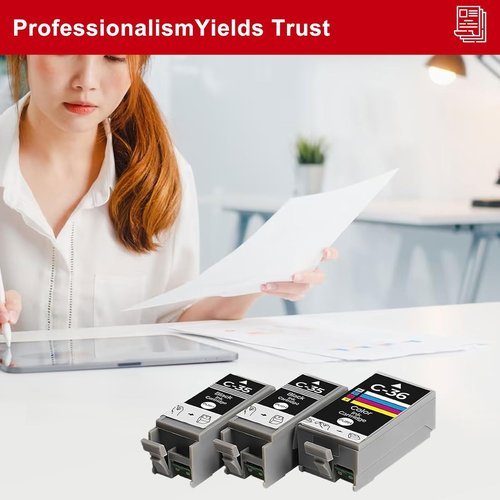 Canon PGI-35/CLI-36 Ink Cartridge Value Pack - 6-Pack Compatible Replacement for PIXMA Printers | 4 Black, 2 Color