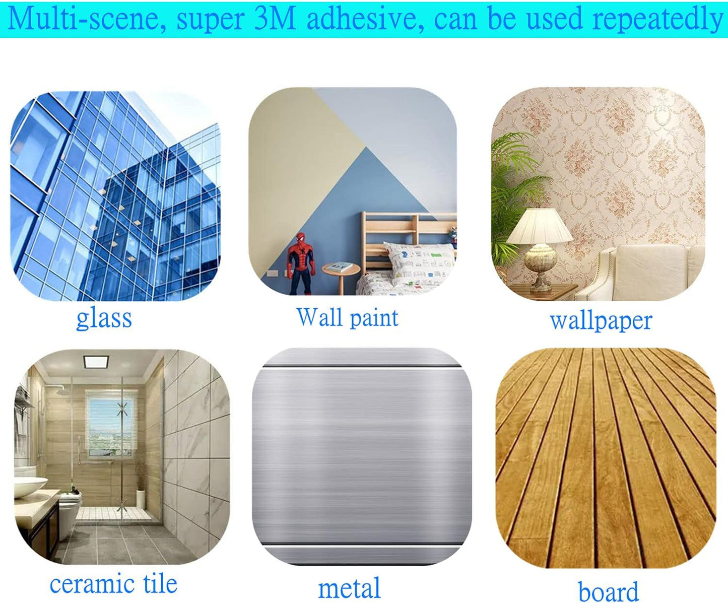 Skiennix Door Stops | Wall Protector with Strong 3M Adhesive - Quiet, Shock Absorbent Silicone (Gray - 3 Pcs)