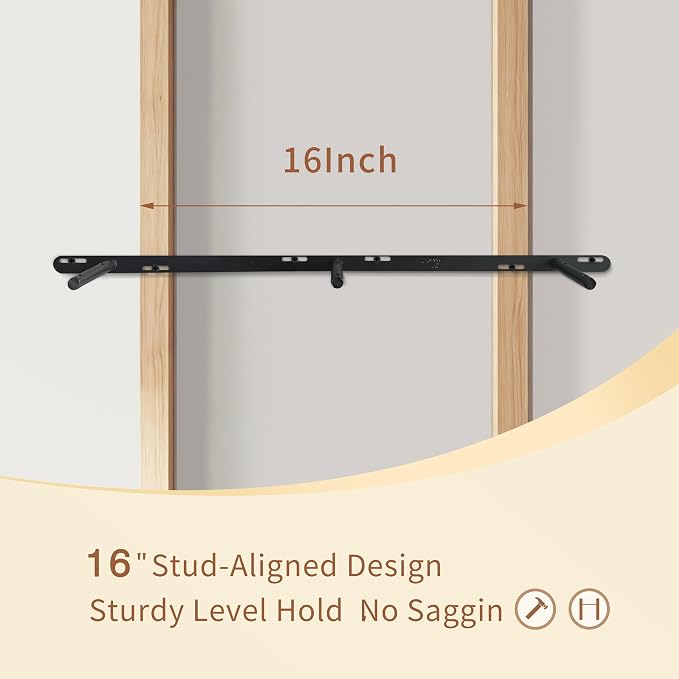 ROGMARS 36 Inches Long Walnut Floating Shelves,Rustic Solid Wood Farmhouse Wall Shelves with Invisible Brackets for Bathroom, Living Room, Bedroom, Kitchen Set of 2