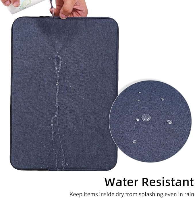 15.6 inch Laptop Sleeve Waterpoof Case for HP EVNY X360, HP Pavilion 15/ProBook 15, Acer Nitro 5 /Predator/Aspire 3 5 15.6, Lenovo Ideapad 3 15, Dell Inspiron 15, ASUS MSI Computer Bag(NavyBlue)
