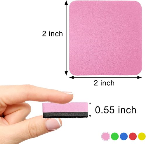 OWLKELA Magnetic Whiteboard Eraser - 30 Pack for Kids & Adults | Perfect for Cleaning Dry Erase Boards