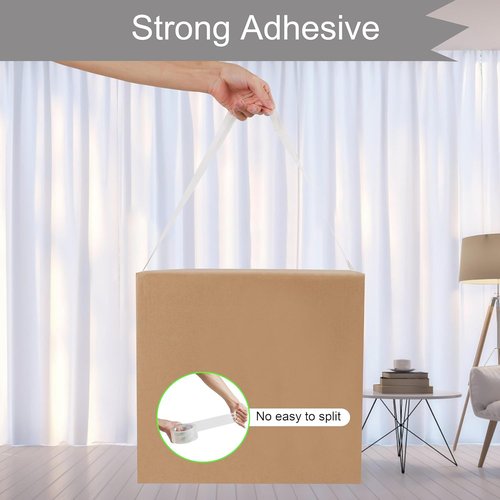 Heavy Duty Clear Packing Tape by [Brand Name] - 4 Rolls, 220 Yards Total, 2.8 Mil Thick, 1.88 Inches Wide