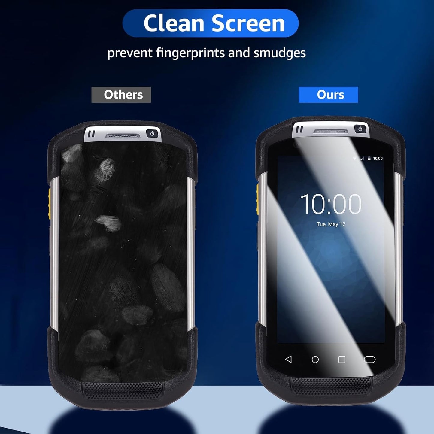 Zebra Tempered Glass Scanner Screen Protector - 9H Scratch-Resistant HD Protection for TC70/TC75 Series
