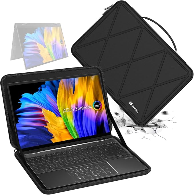 Smatree Hard EVA Protective Sleeve Case Compatible for 14 inch ASUS ExpertBook B5 B5405/B3 B3405, for 14 inch ASUS Zenbook 14 Flip OLED UP3404, Anti-Shock and Waterproof Notebook Bag (X8244)