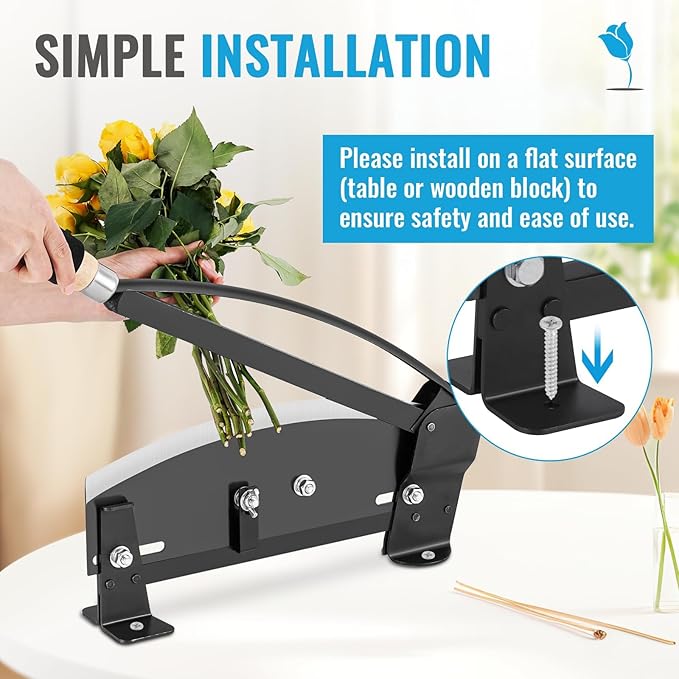 Flower Stem Cutter Floral Stem Cutter with Safety Latch Stem Cutter for Fresh Flowers for Florists or Garden Use
