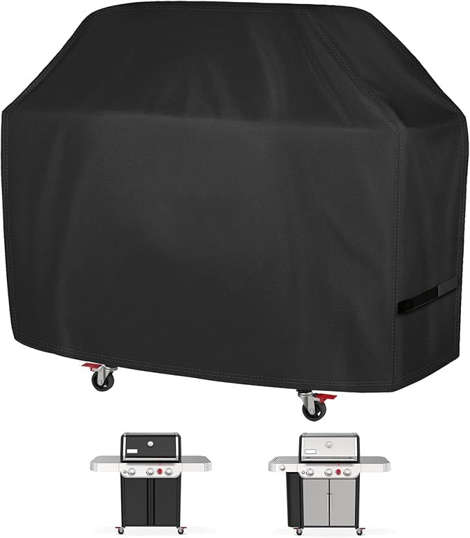 ZJYWSCH Grill Cover for Weber Genesis E-315 S-315 E-325 E-330 E-335 S-335 3-Burner Gas Grill Outdoor Waterproof, for Weber Genesis E315 S315 E325 E330 E335 S335 Gas Grill