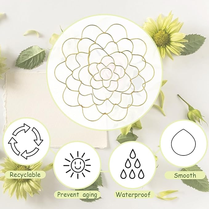 3 Pcs Flower Arrangement Holder Stainless Reusable Wire Flower Arranging Tool Floral Insert Metal Round Floral Frog for Vase Plant Flower Fixation