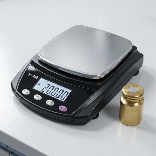 Eosphorus Science Digital Lab Scale - Precision Analytical Balance with 0.01g Accuracy | Ideal for Chemistry, Jewelry & Education - Black