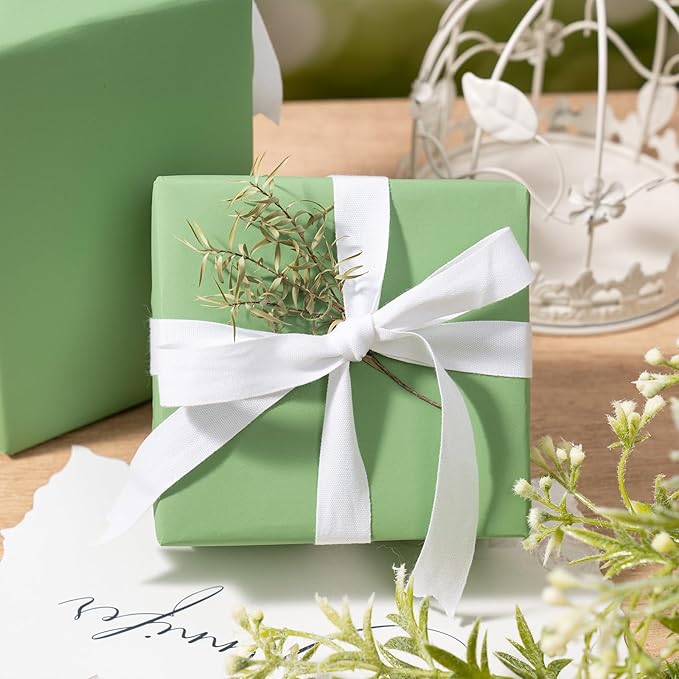 RUSPEPA 30"x 393"(32.8') Dark Green Kraft Wrapping Paper Large Jumbo Roll, Recyclable Green Art Gift Wrap Paper for Christmas Gift Wrapping, Table Covering, Art & Craft Supplies, Bouquet Flower, 80GSM